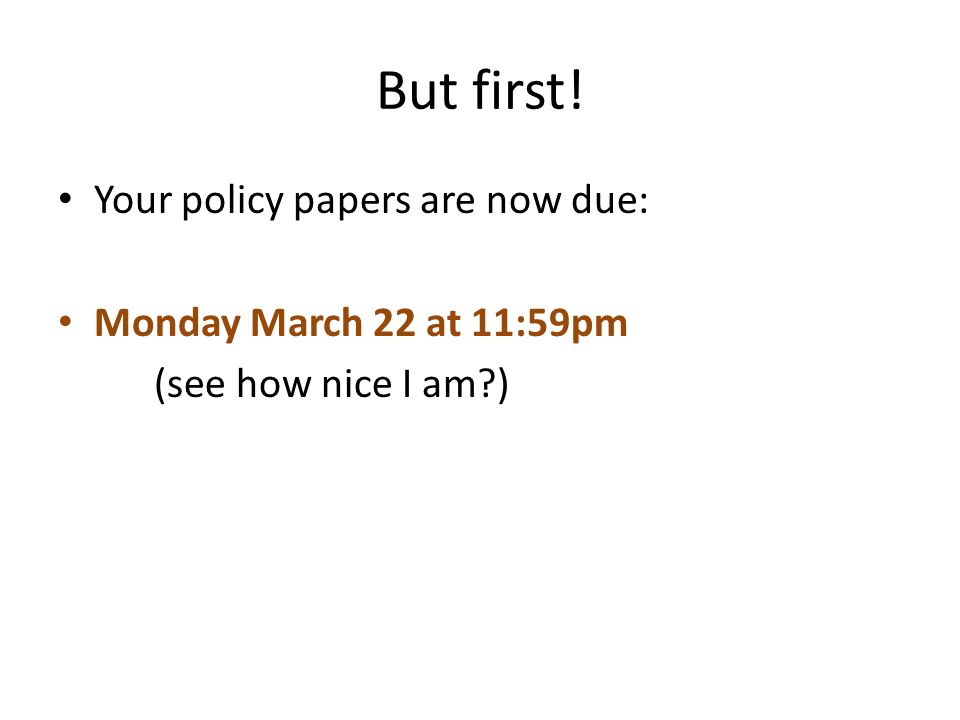 Due Now Papers