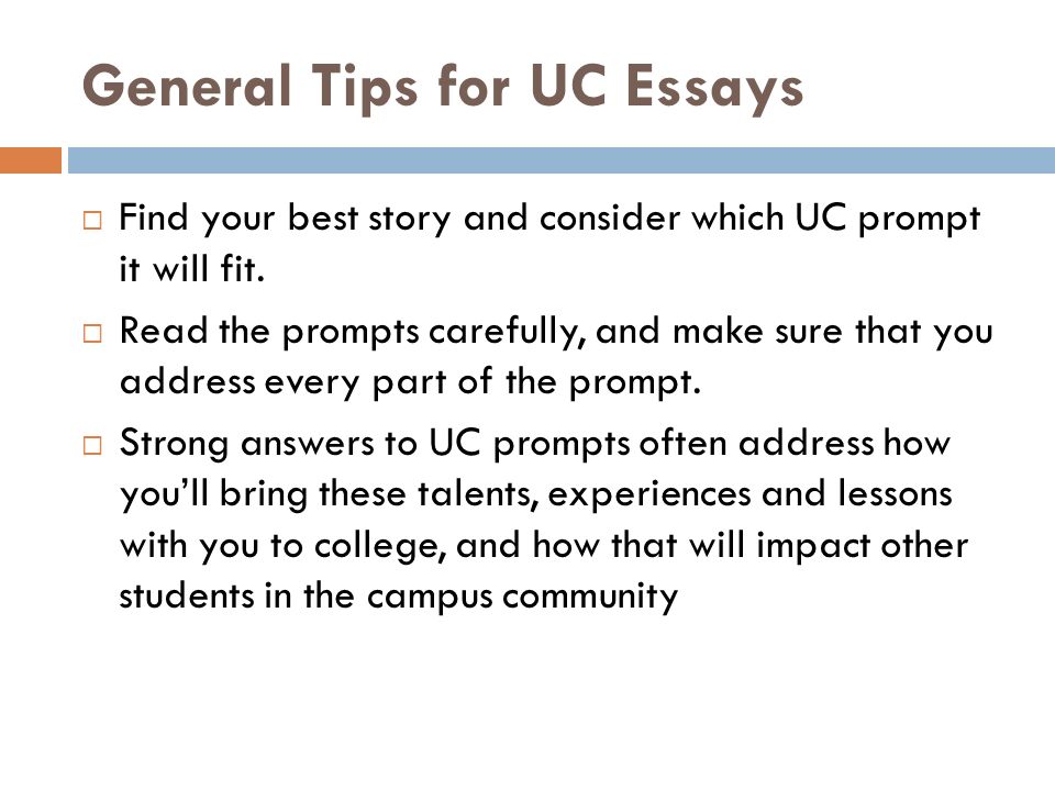 Uc essay prompt 1 tips