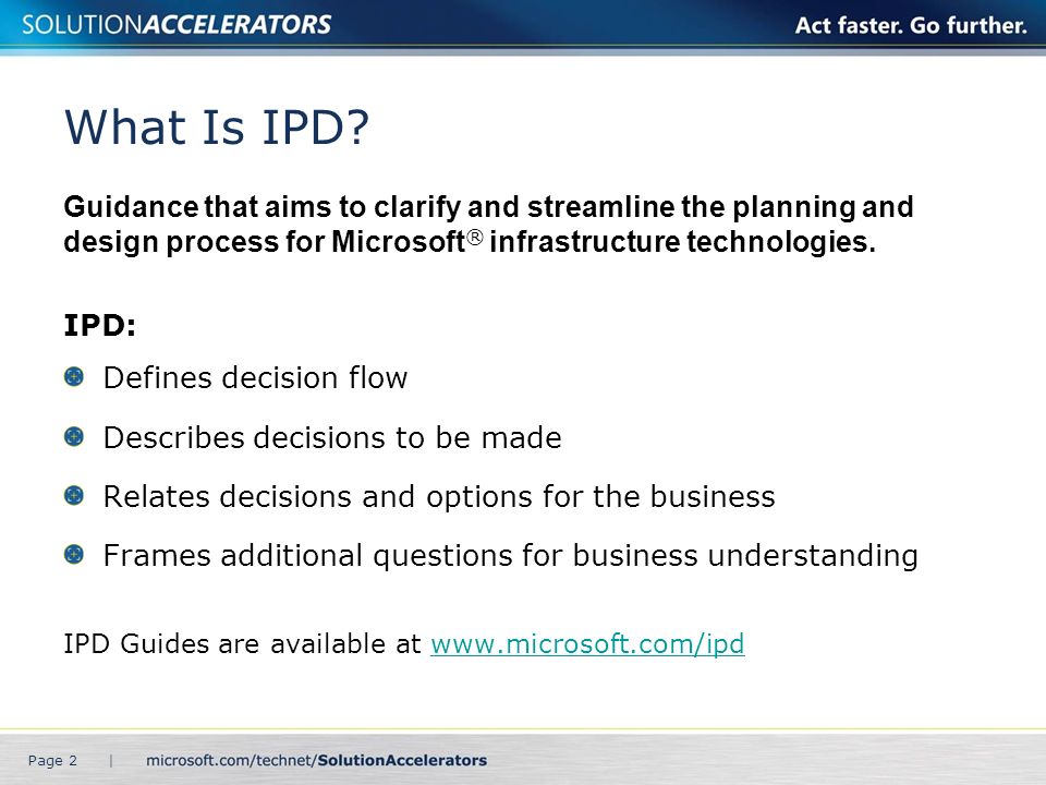 What Is IPD.
