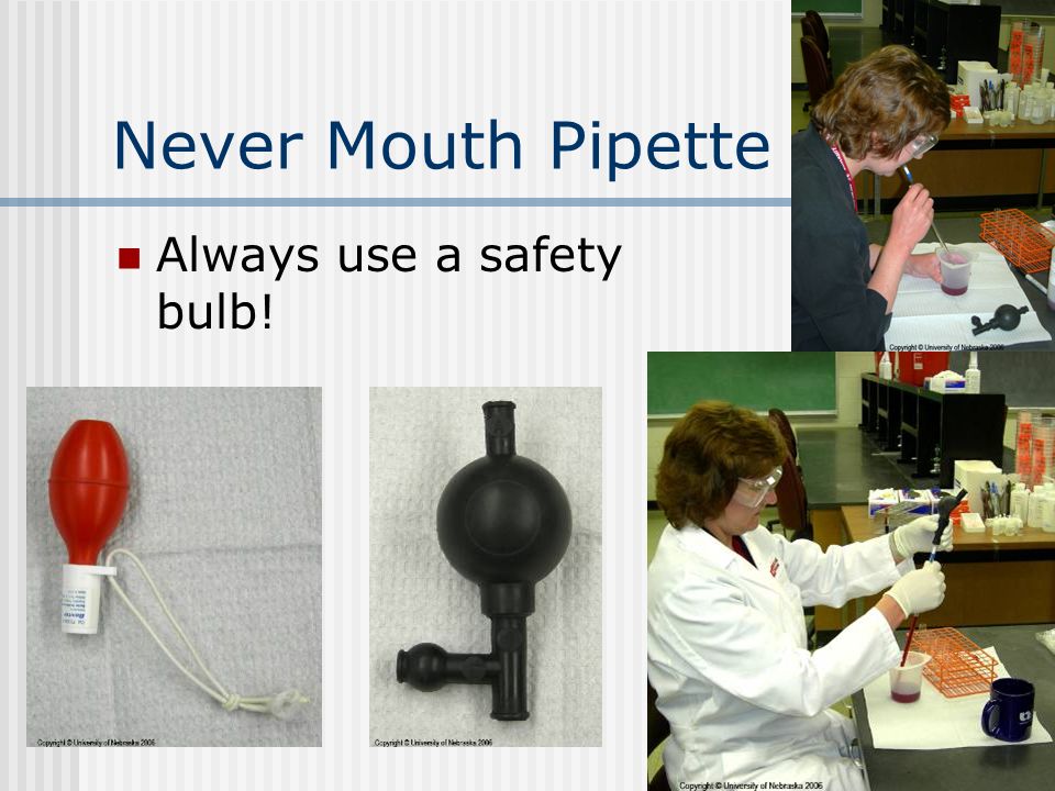 mouth pipetting