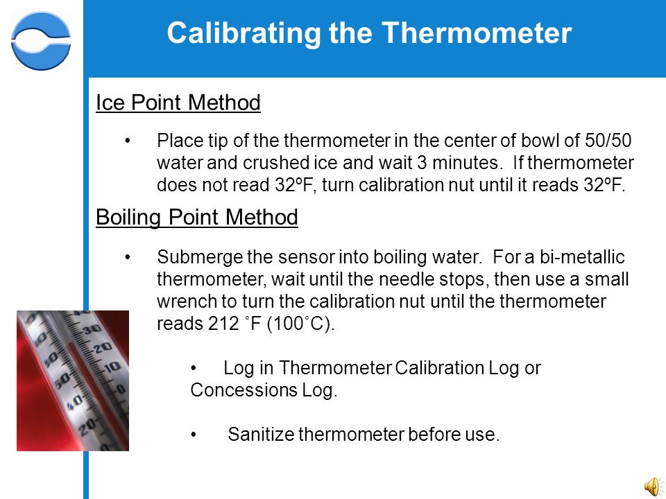 2 employee and food safety training 3 employee and food safety thermometer calibration log