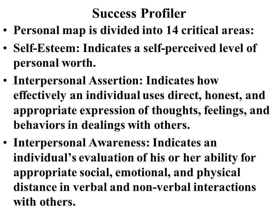 personal worth