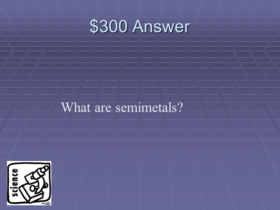 $300 Question This group of elements has some properties of metals and some properties of nonmetals…