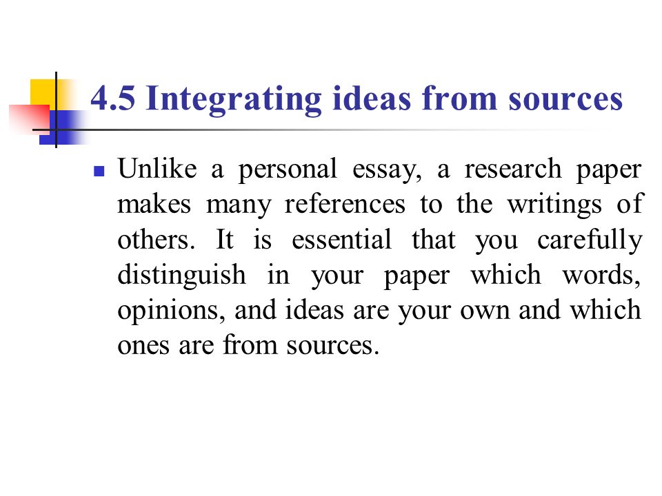 References On Essay