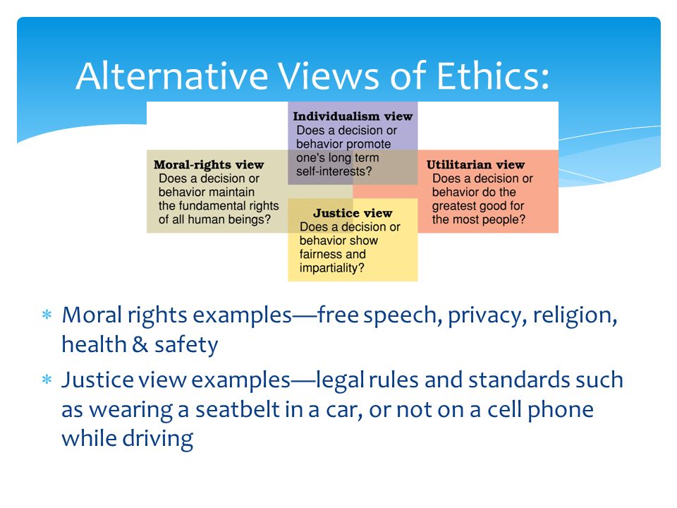 utilitarian moral rights and justice models of ethics management Normative ethics continued questions of justice it is in conformity or conflict with moral duties and rights (a) utilitarian ethics”, i smart. utilitarian moral rights and justice models of ethics management Normative ethics continued questions of justice it is in conformity or conflict with moral duties and rights (a) utilitarian ethics”, i smart.