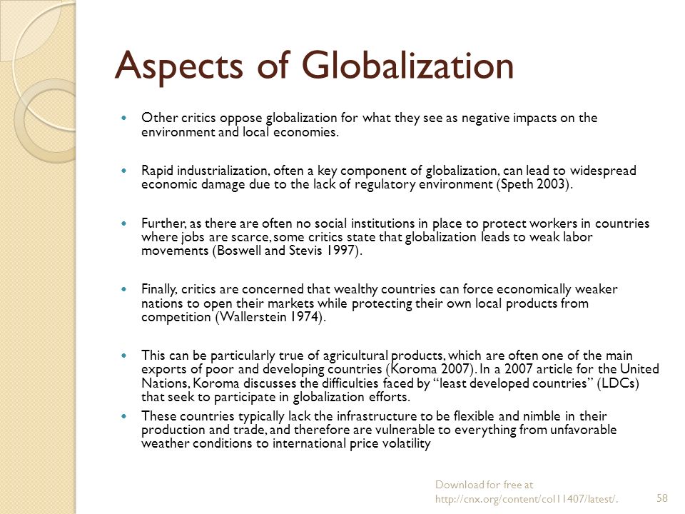 Essay About Globalisation