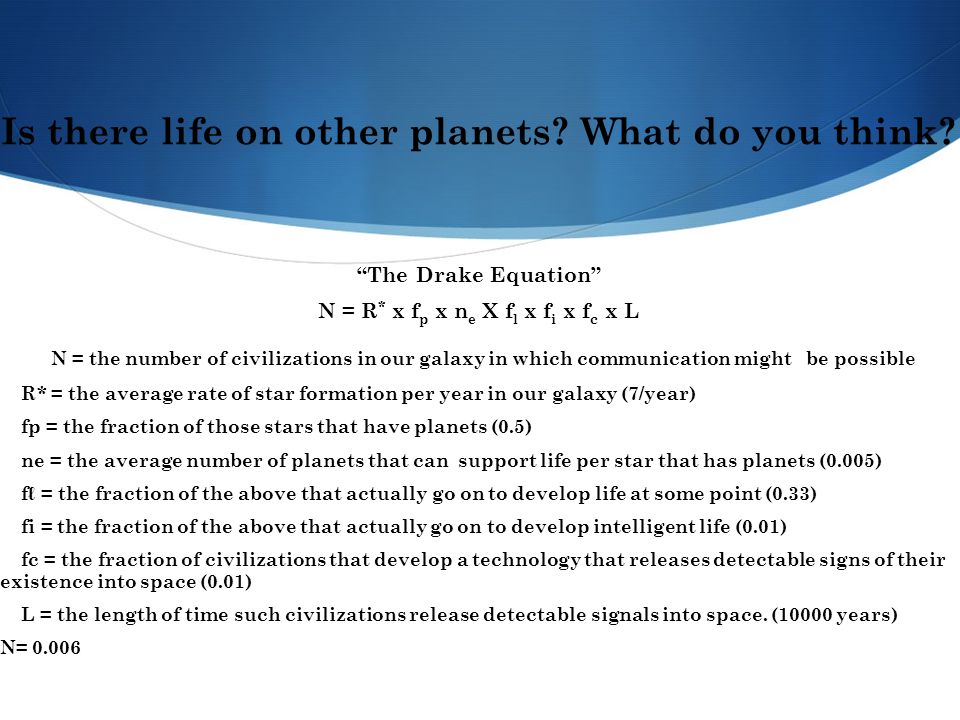 Tonight S Agenda Questions Ppt Is There Life On Other Planets What Do You Think