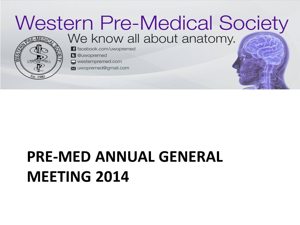 PRE-MED ANNUAL GENERAL MEETING 2014