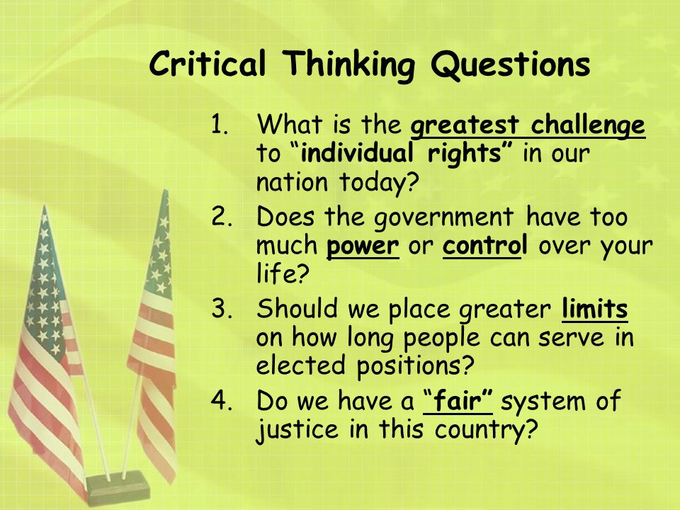 Critical Thinking In Daily Life