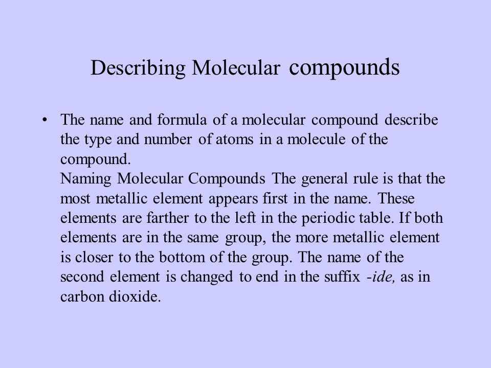 Writing formulas for Ionic Compounds 1.Write the formula for the compound calcium oxide.