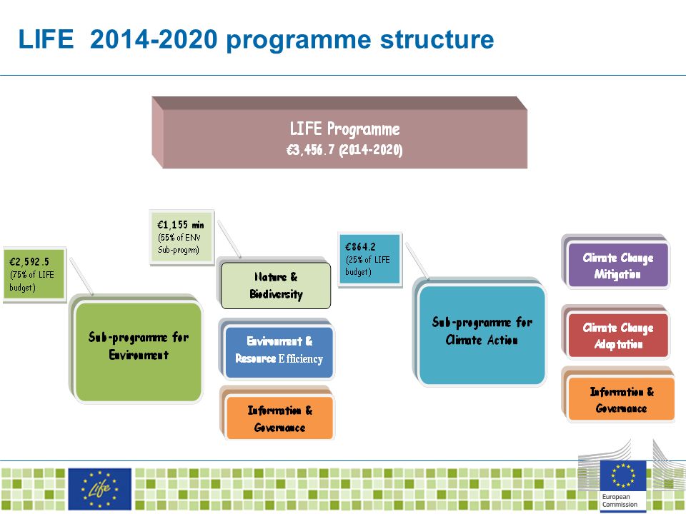 LIFE programme structure