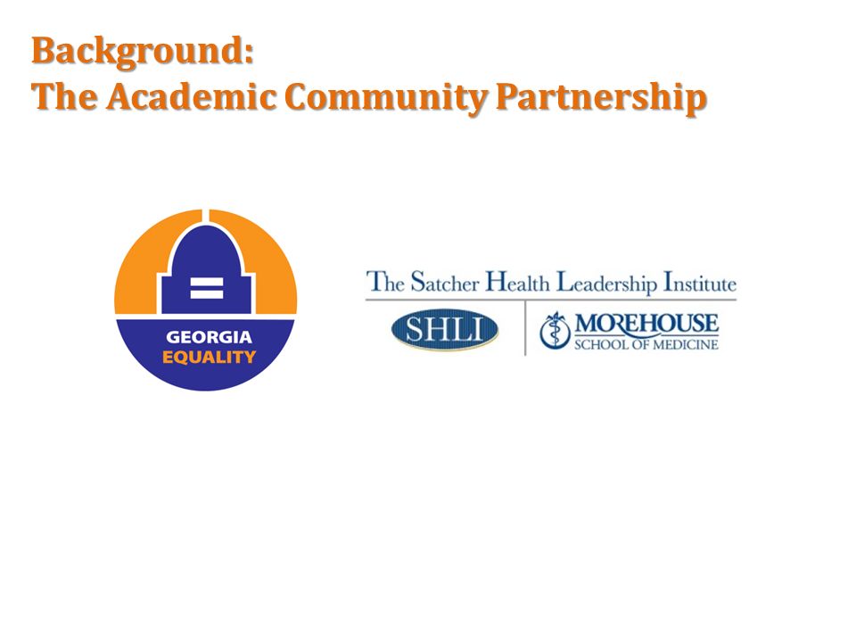 Background: The Academic Community Partnership