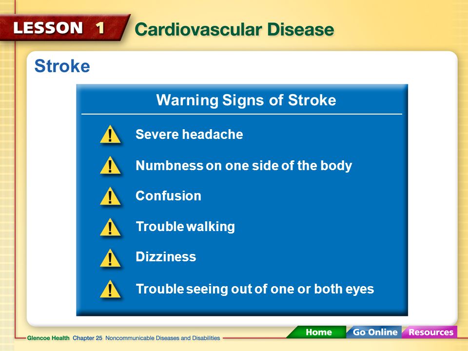 Stroke A stroke that occurs because of a burst blood vessel is called a cerebral hemorrhage.