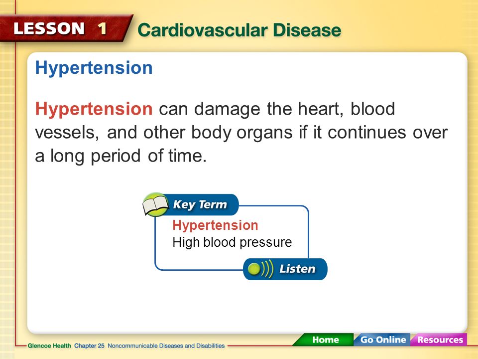 Types of Cardiovascular Disease There are many different types of CVDs.