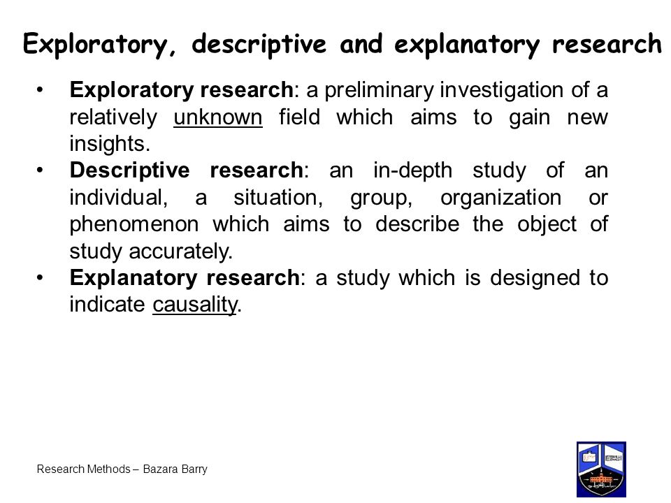 Writing An Exploratory Essay