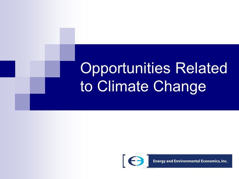 Opportunities Related to Climate Change