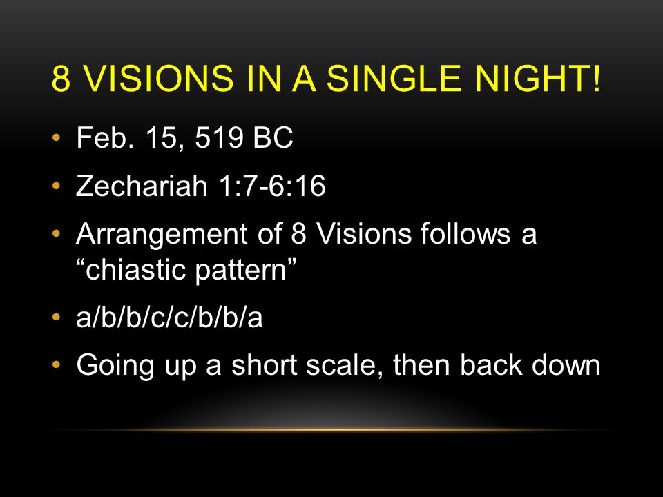 8 VISIONS IN A SINGLE NIGHT. Feb.