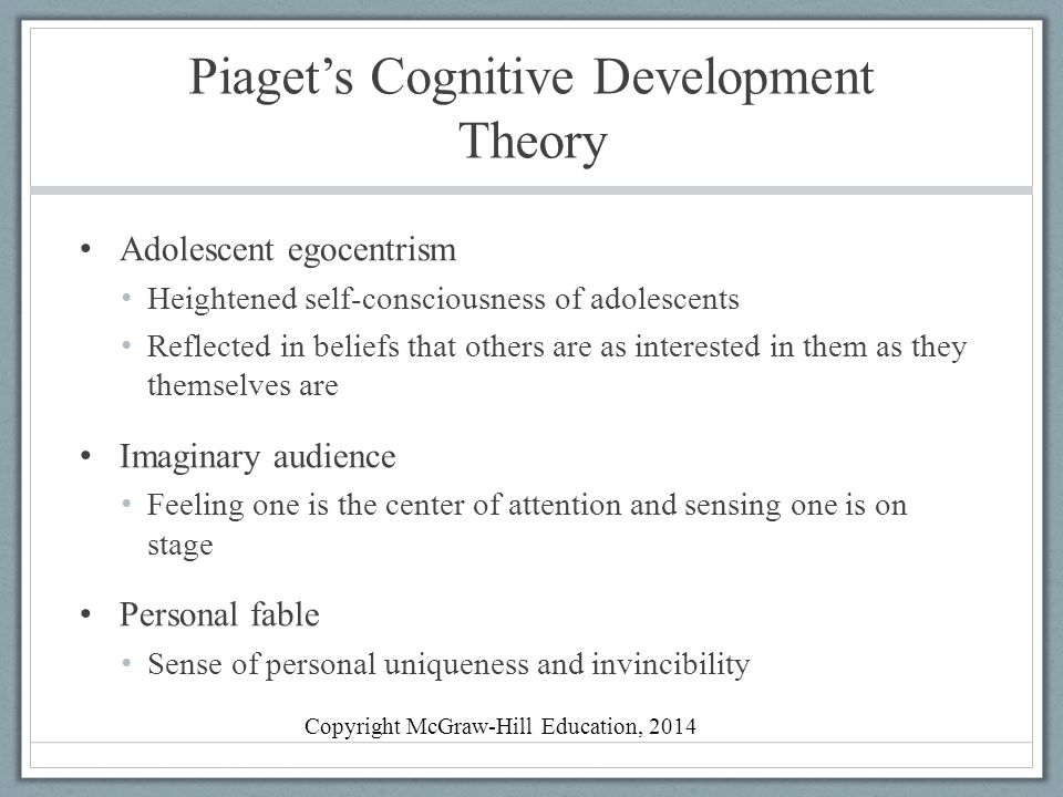 What is adolescent egocentrism?