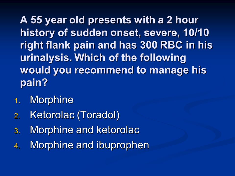 What pain medicine is toradol