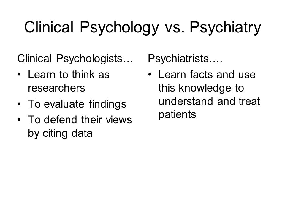 clinical psychologist s views about