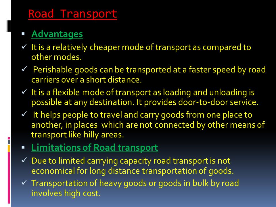 transport regulation advantage and disadvantage transport regulation advantage and disadvantage