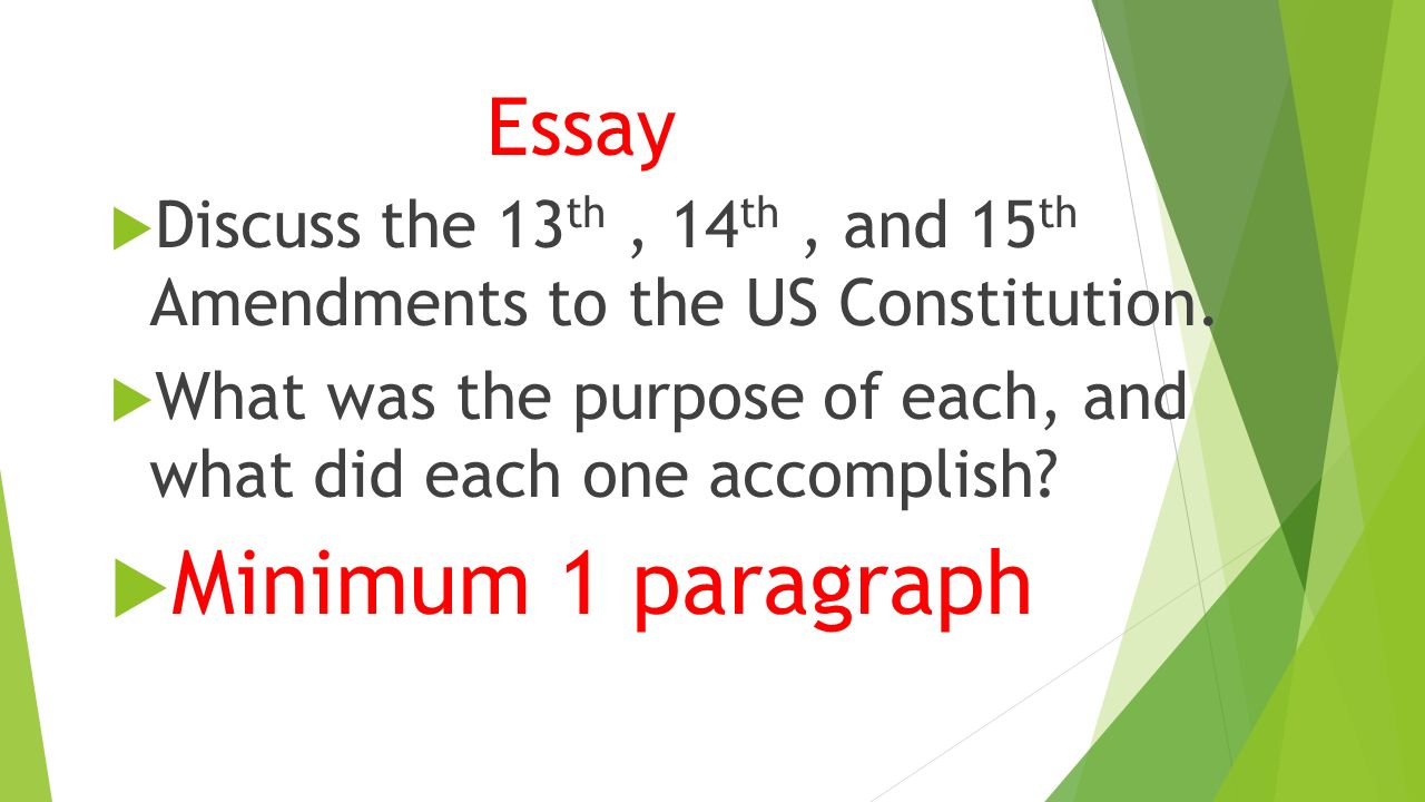 Essay On The Us Constitution