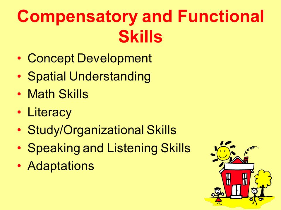 Image result for compensatory skills