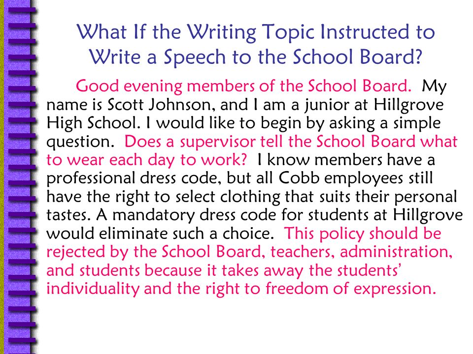 How To Write A High School Essay