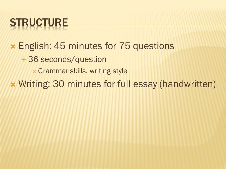 Improving Essay Writing