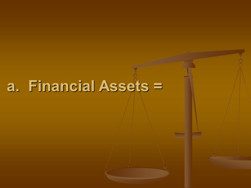 a. Financial Assets =