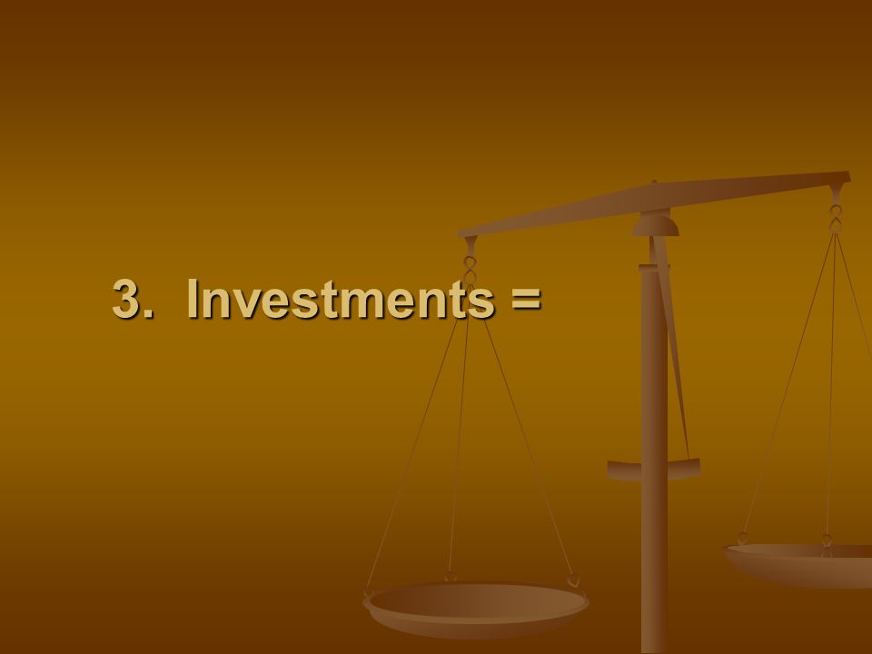 3. Investments =