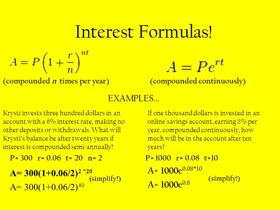Ali Sara This Is Khan Academy Approved Exponential Growth 6 Interest Formulas