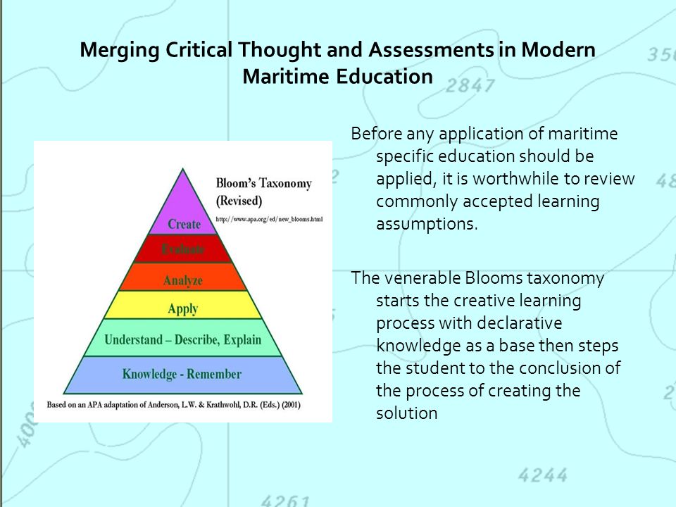 Analysis And Critical Thinking In Assessment