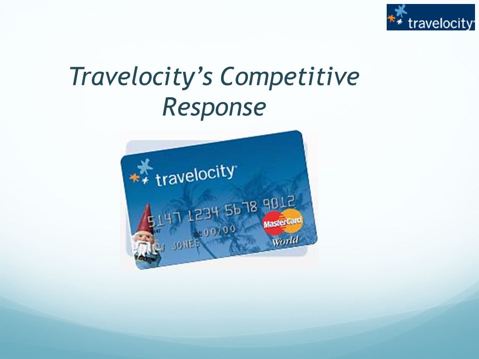 Travelocity’s Competitive Response