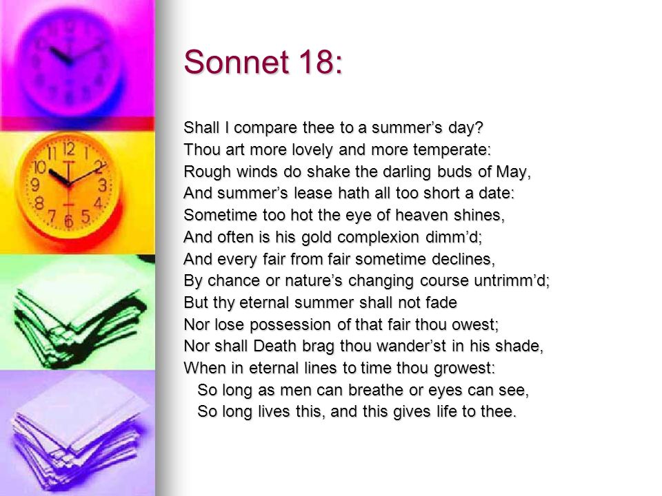 Sonnet 18 Analysis Essay
