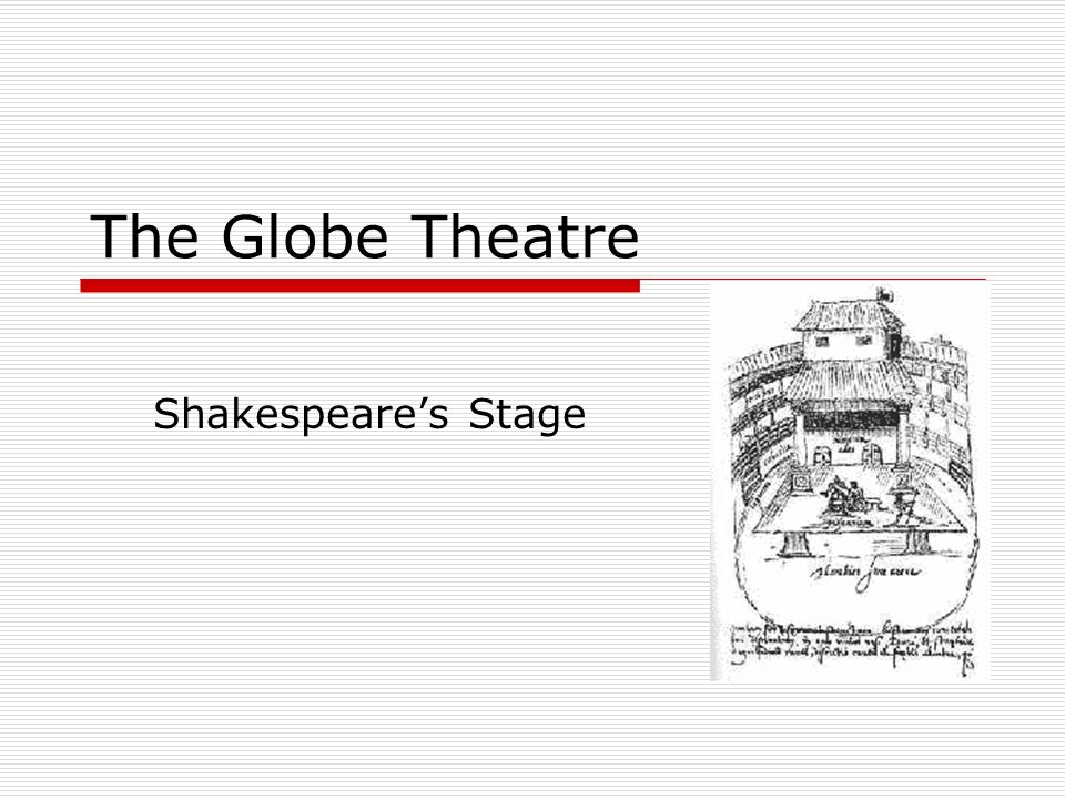 The Globe Theatre Shakespeare’s Stage