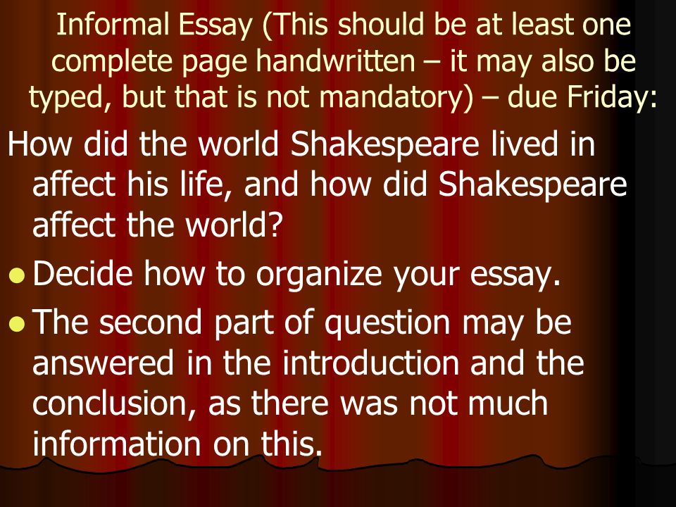 william shakespeare and the feminist manifesto essay Essay about criticism of shakespeare's plays when attempting to read criticism of shakespeare plays one idea is clear: if the review was written more than five or ten years ago the essay is likely to be exclusive when it comes to the women in shakespeare little attention had been given to the women of shakespeare prior to. william shakespeare and the feminist manifesto essay Essay about criticism of shakespeare's plays when attempting to read criticism of shakespeare plays one idea is clear: if the review was written more than five or ten years ago the essay is likely to be exclusive when it comes to the women in shakespeare little attention had been given to the women of shakespeare prior to.