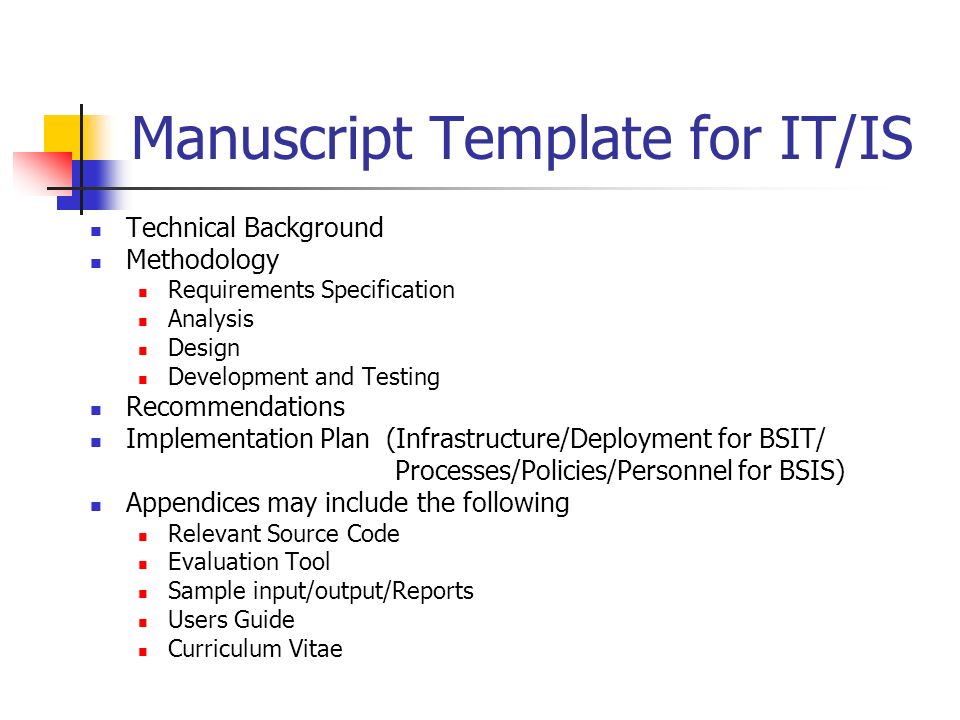 How To Write A Project Methodology
