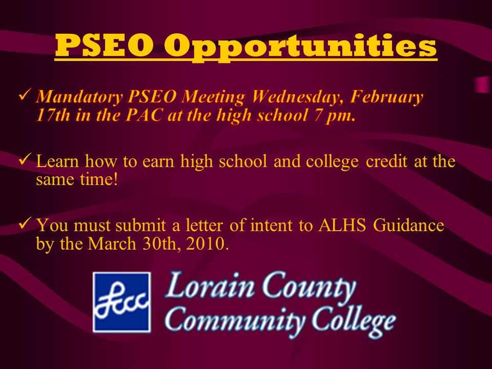 PSEO Opportunities