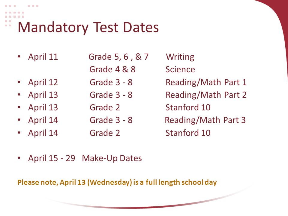1 Elementary School AIMS Pre Test Training Spring Ppt Download
