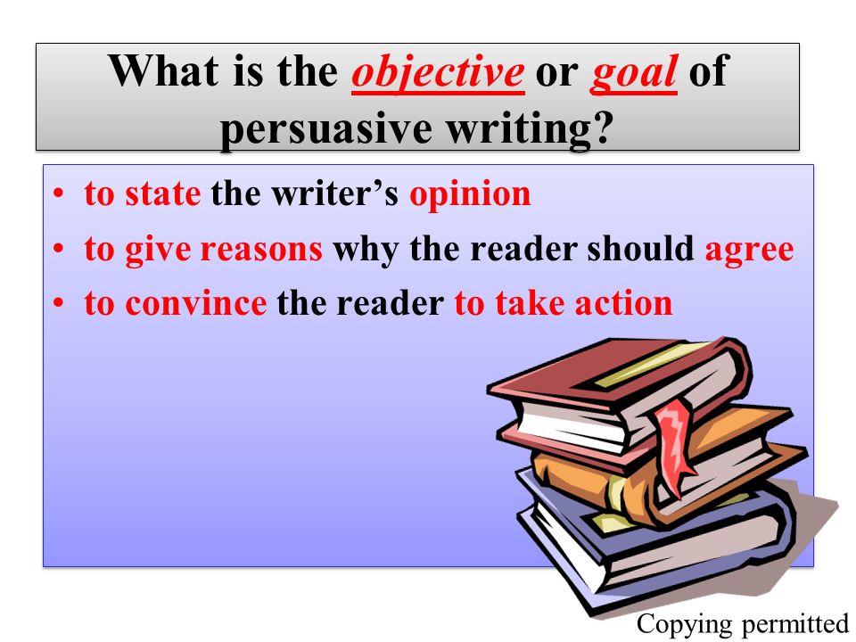 Writing Persuasive Essays