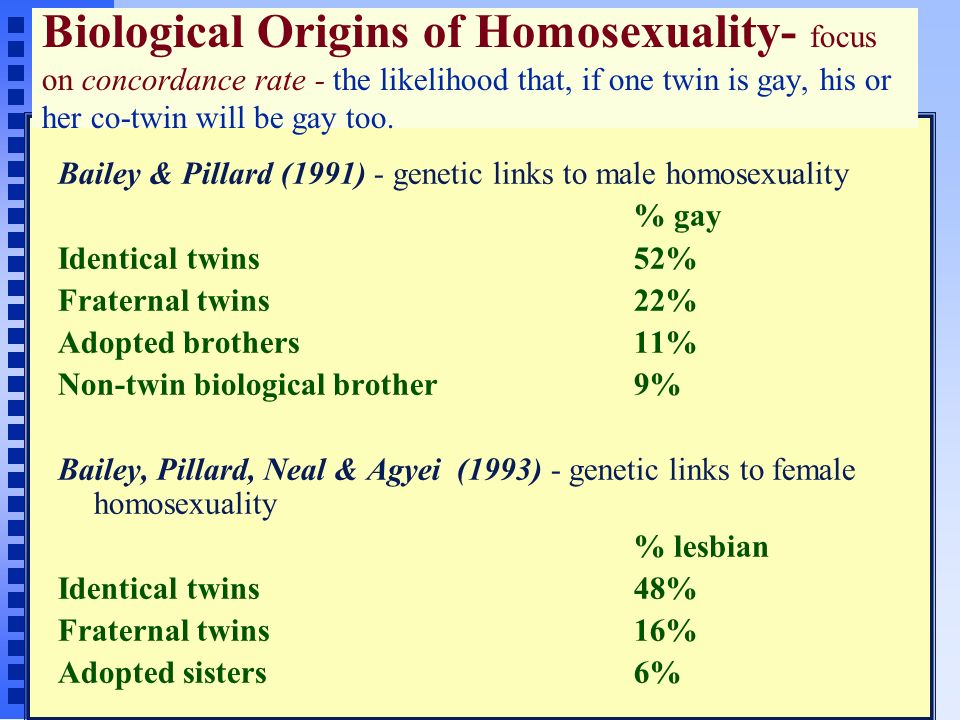 Video de mangas gay Concordance rate in homosexual gay brothers