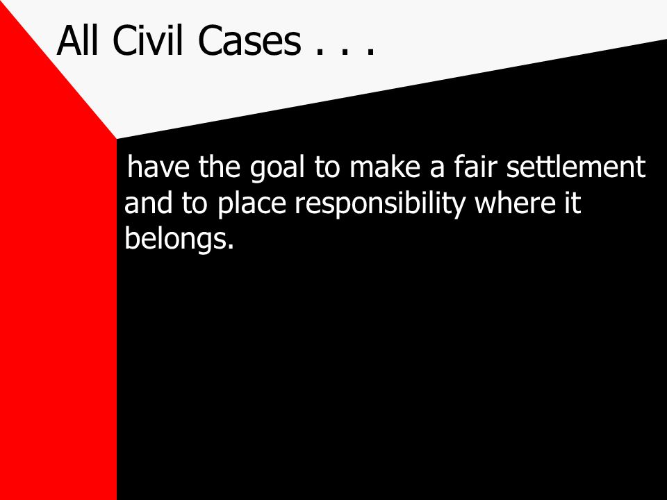 All Civil Cases...