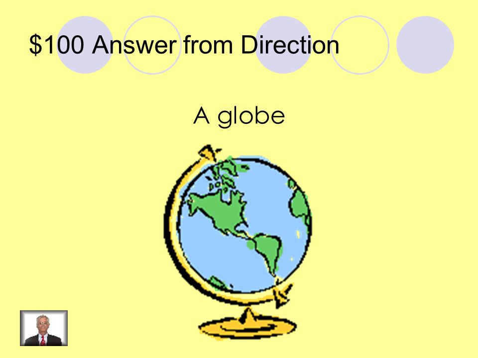 $100 Question from Direction This is a picture of what