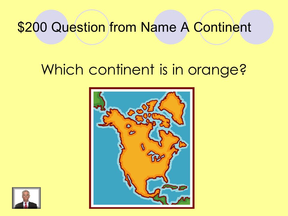 $100 Answer from Name A Continent Africa