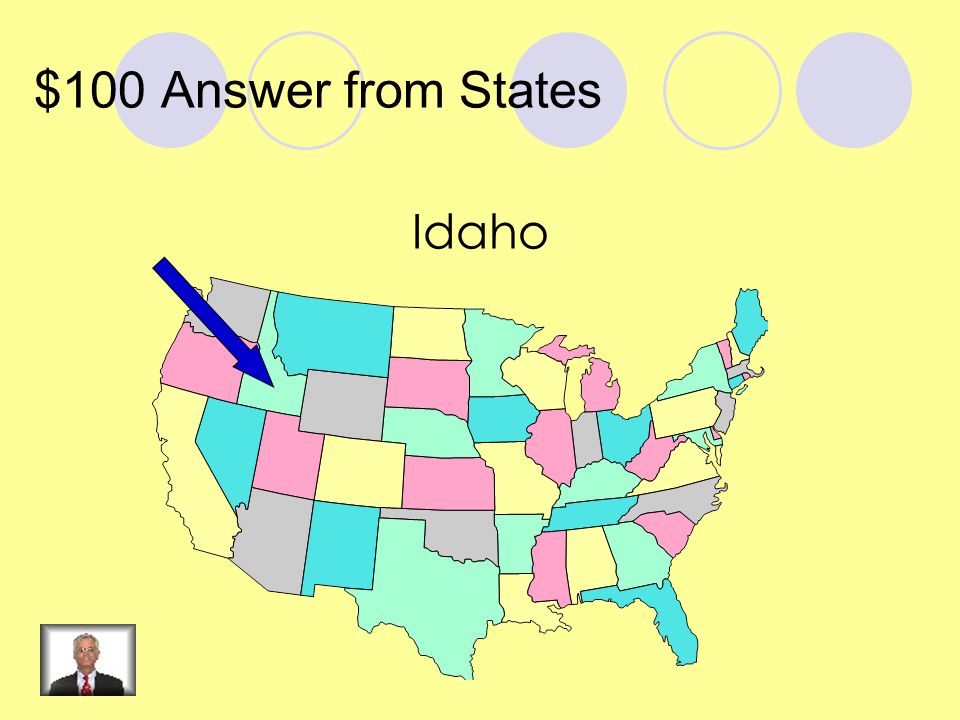 $100 Question from States Which state is this
