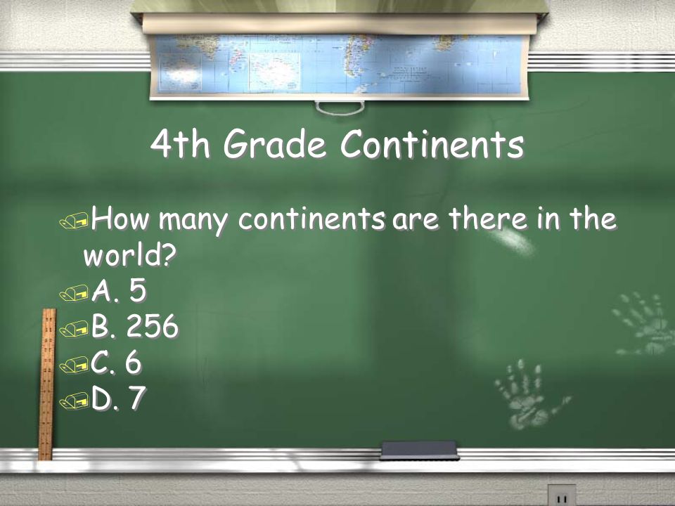 4th Grade Oceans Answer / B.