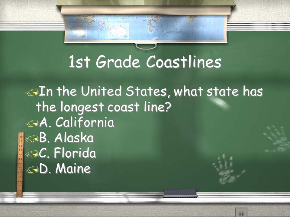 2nd Grade Oceans Answer / C. 5 / Atlantic, Pacific, Arctic, Indian, and Southern.
