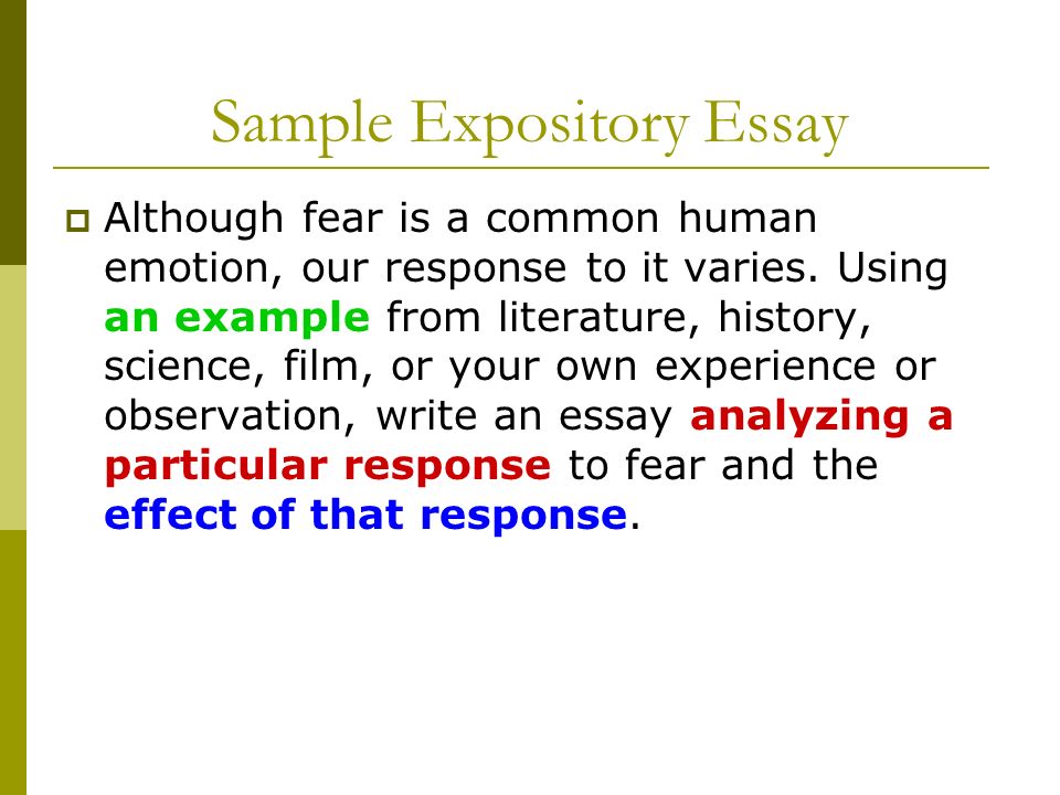 format of expository essay format of expository essay