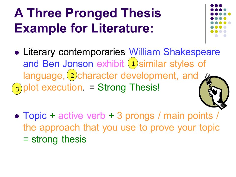 Science thesis statements